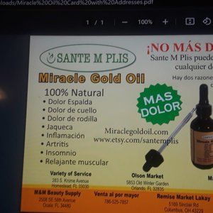Miracle Gold Oil